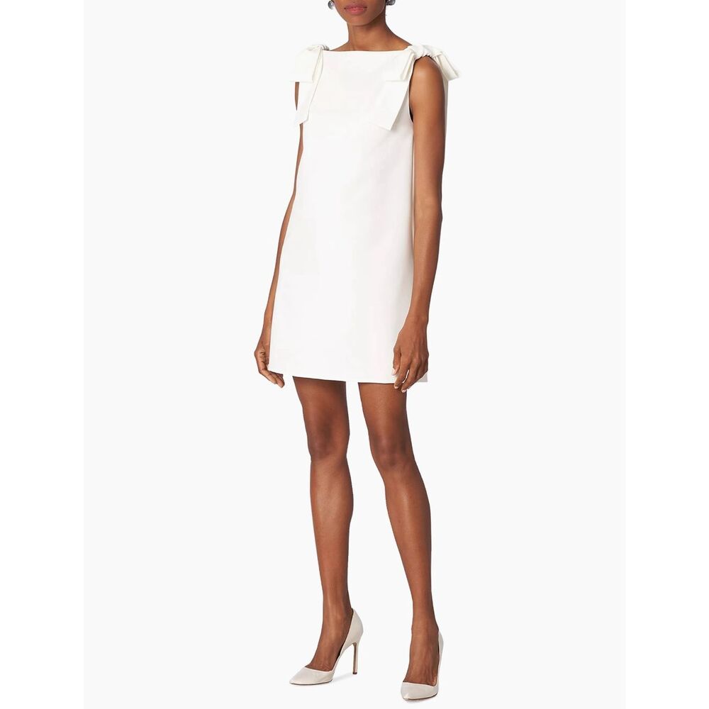 NWT Carolina Herrera Bow Strap Shift Dress Size 14 $1490